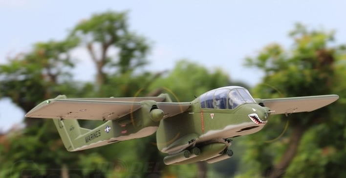 FlightLine OV-10 Bronco 1400mm PNP RC Airplane