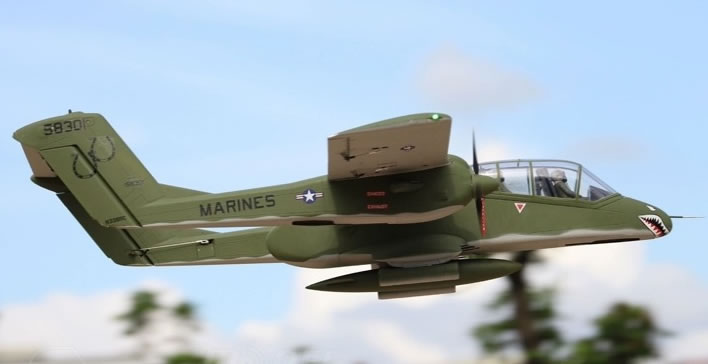 FlightLine OV-10 Bronco 1400mm PNP RC Airplane