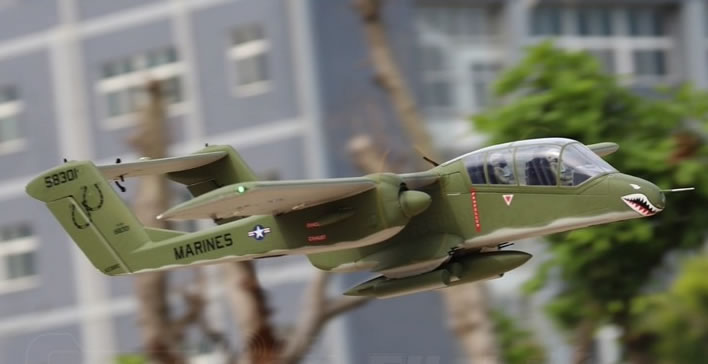 FlightLine OV-10 Bronco 1400mm PNP RC Airplane