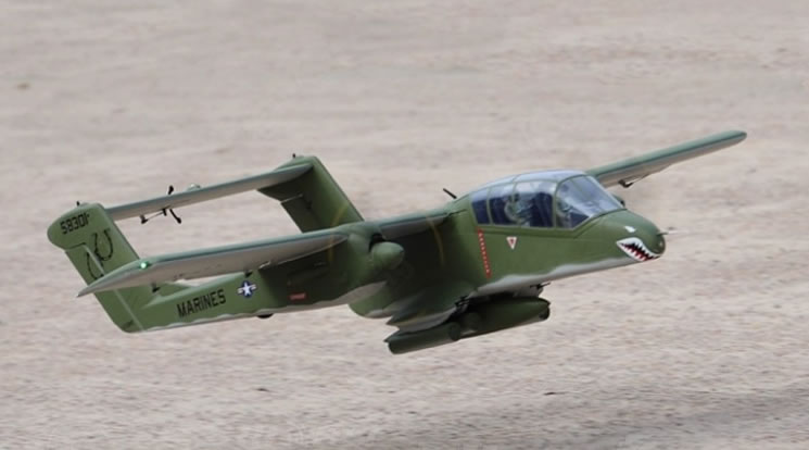 FlightLine OV-10 Bronco 1400mm PNP RC Airplane