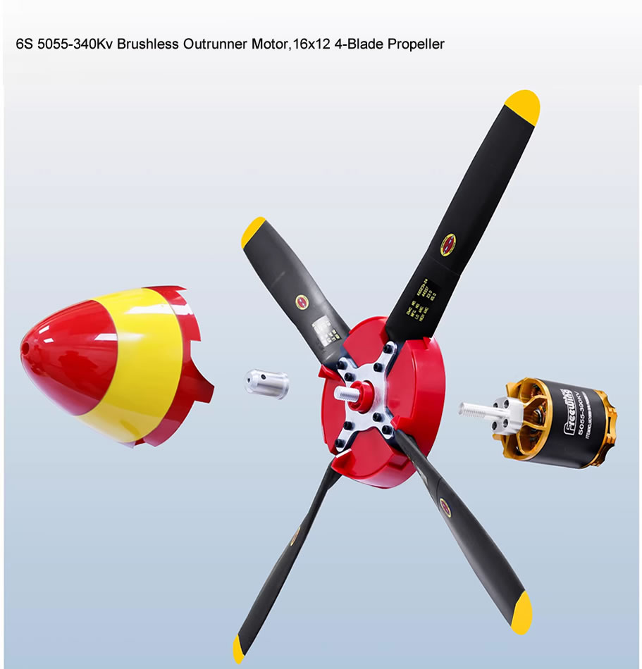 FlightLine P-51D Mustang 1600mm (63 inch) Wingspan - PNP RC Airplane