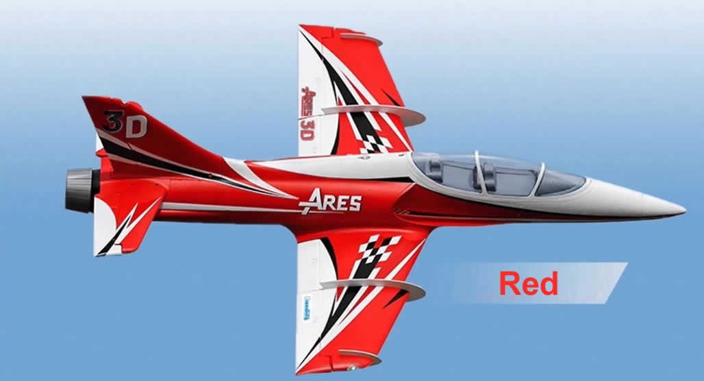 Freewing Ares 3D 90mm EDF Sport Red Jet flight demo unboxing review