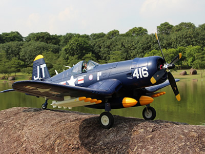 >FlightLine F4U-1D Corsair Bubble 1200mm Wingspan - PNP RC Airplane