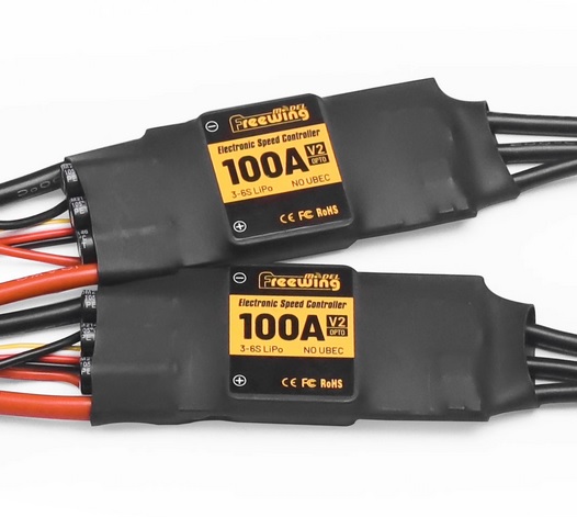 Freewing 100A V2 Dual ESC With 10A UBEC Reverse Brake Function