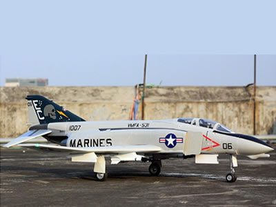 Freewing F-4D Phantom II Grey 90mm EDF 6S PNP Jet