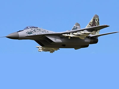 Freewing MiG-29 V2 Fulcrum Digital Camo Twin 80mm EDF Jet PNP RC Airlane