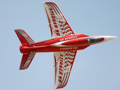 Freewing Red Stinger 90 Extreme Performance 90mm EDF Jet PNP RC Airplane