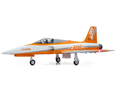 Freewing Zeus v2 90mm EDF Sport ARF Plus Orange Jet RC Airplane