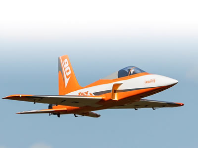 Freewing Zeus v2 90mm EDF Sport ARF Plus Orange Jet RC Airplane