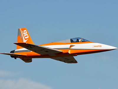 Freewing Zeus v2 90mm EDF Sport ARF Plus Orange Jet RC Airplane